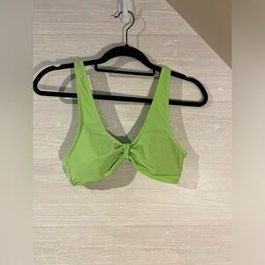 Neon green bikini top!!